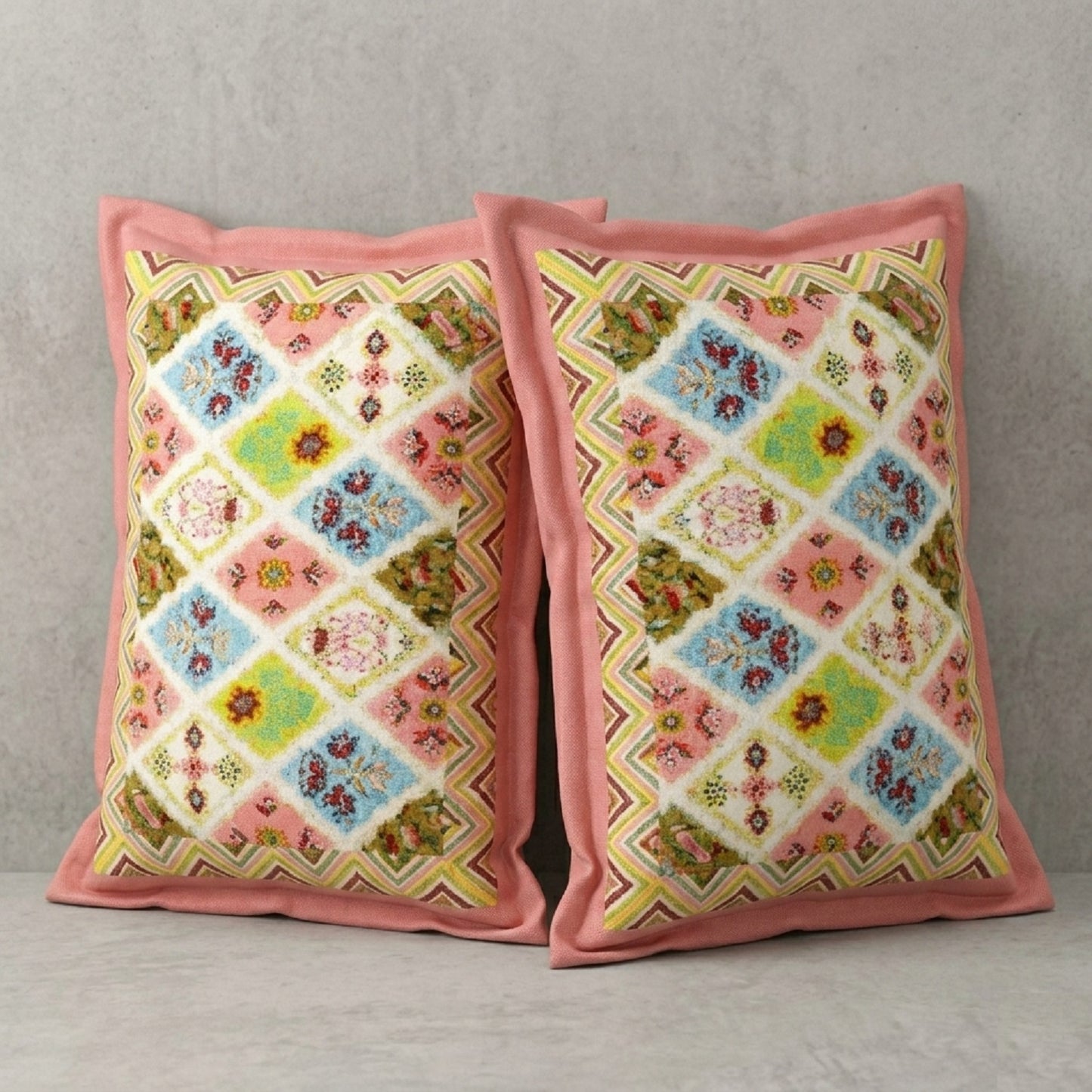 King Size 100% Cotton Double Bedsheet with 2 Pillow Covers
